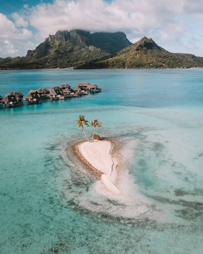  Four Seasons Bora Bora Hotel Drone Photography Little Island
