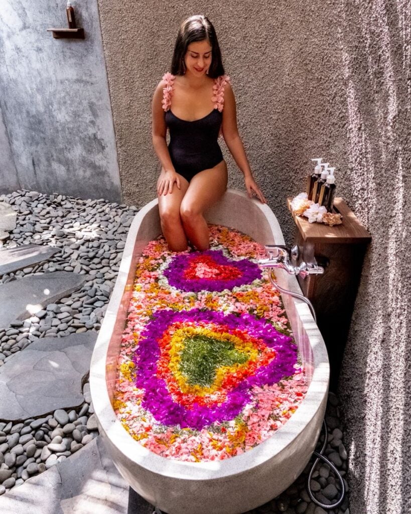 Flower Bath At Adiwana Arya Hotel