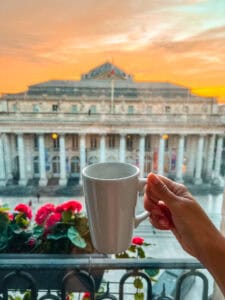 Sunrise View From Intercontinental Bordeaux Hotel