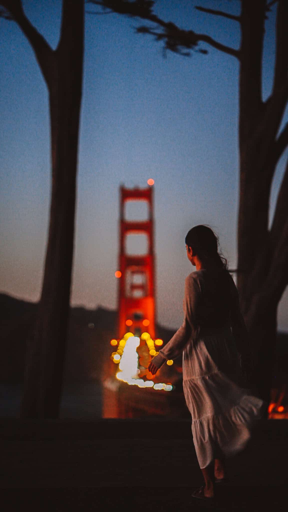 Golden Gate at sunset