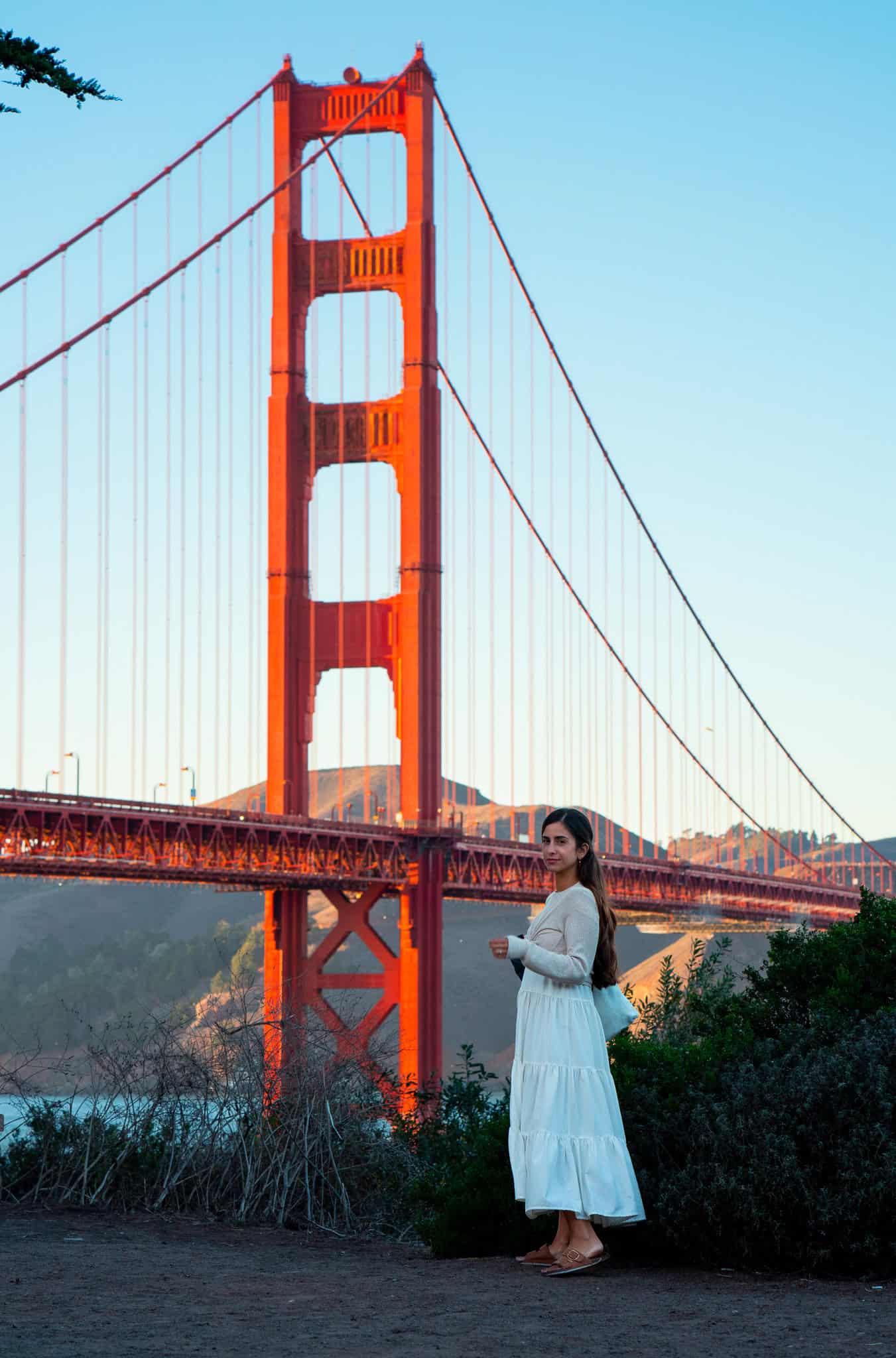 Romantic photoshoot at the Golden Gate