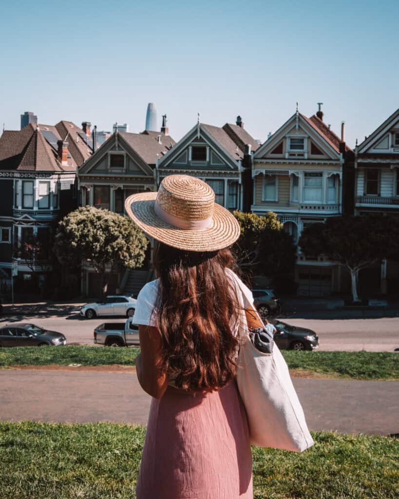 Painted Ladies girl photo in San Francisco