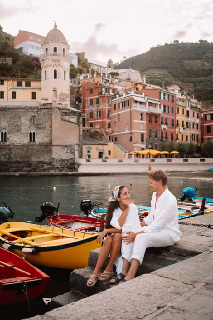 Vernazza Couple Photo