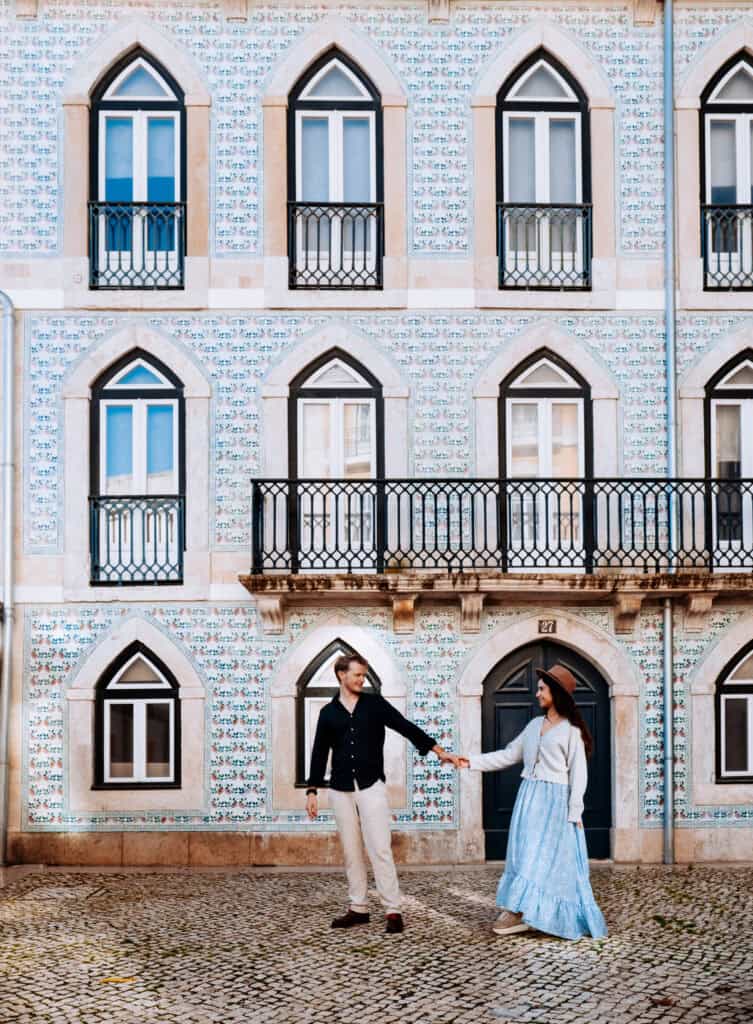 Lisbon Street Couple Photography