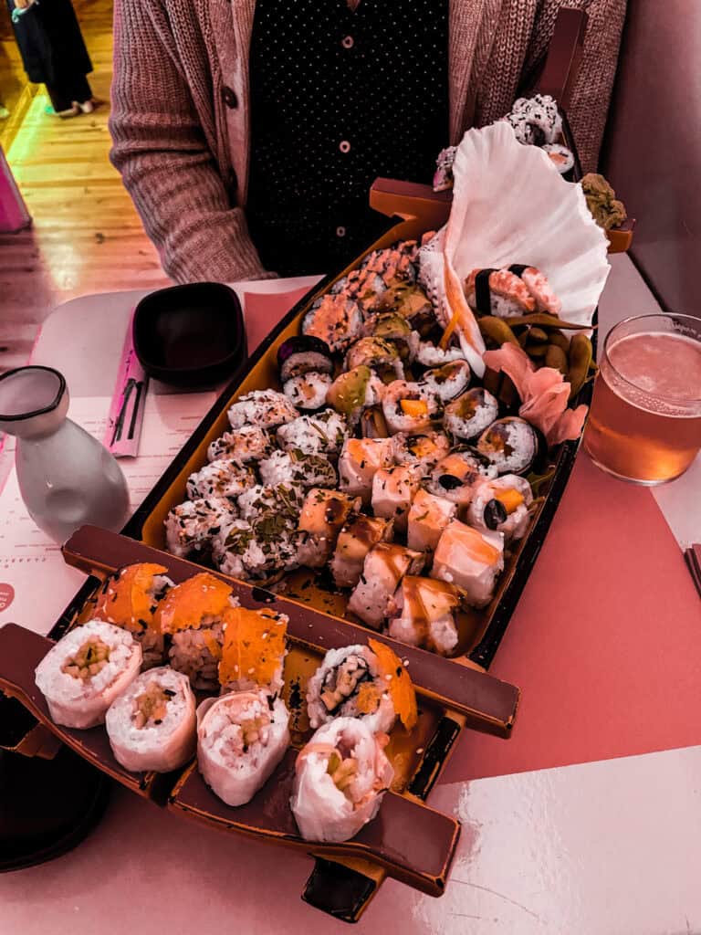 Vegan Boat Sushi At Legumi Lisbon