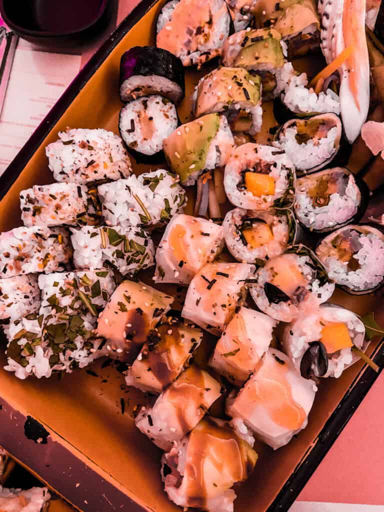 Vegan Boat Sushi At Legumi Lisbon