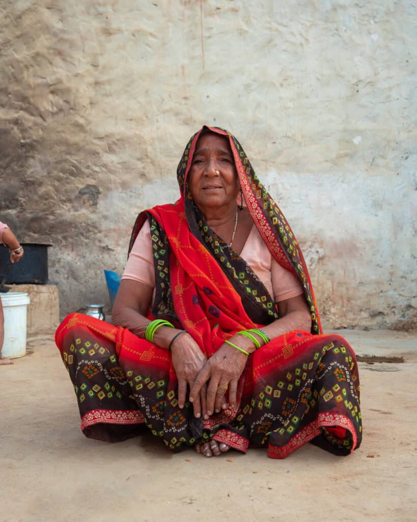 Local woman in agra