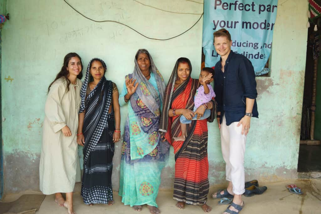 Local famiy in Agra