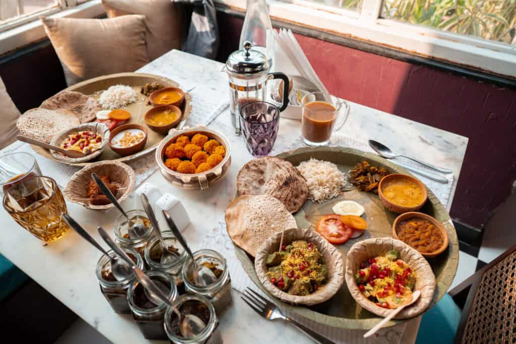 Vegan Thali in Agra, Ekaa hotel